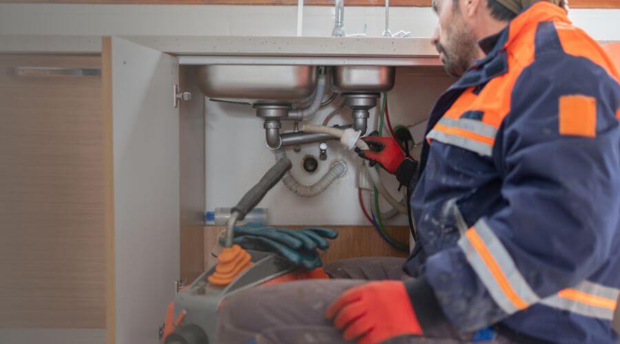 Professional slab leak plumber services in Velpen, IN